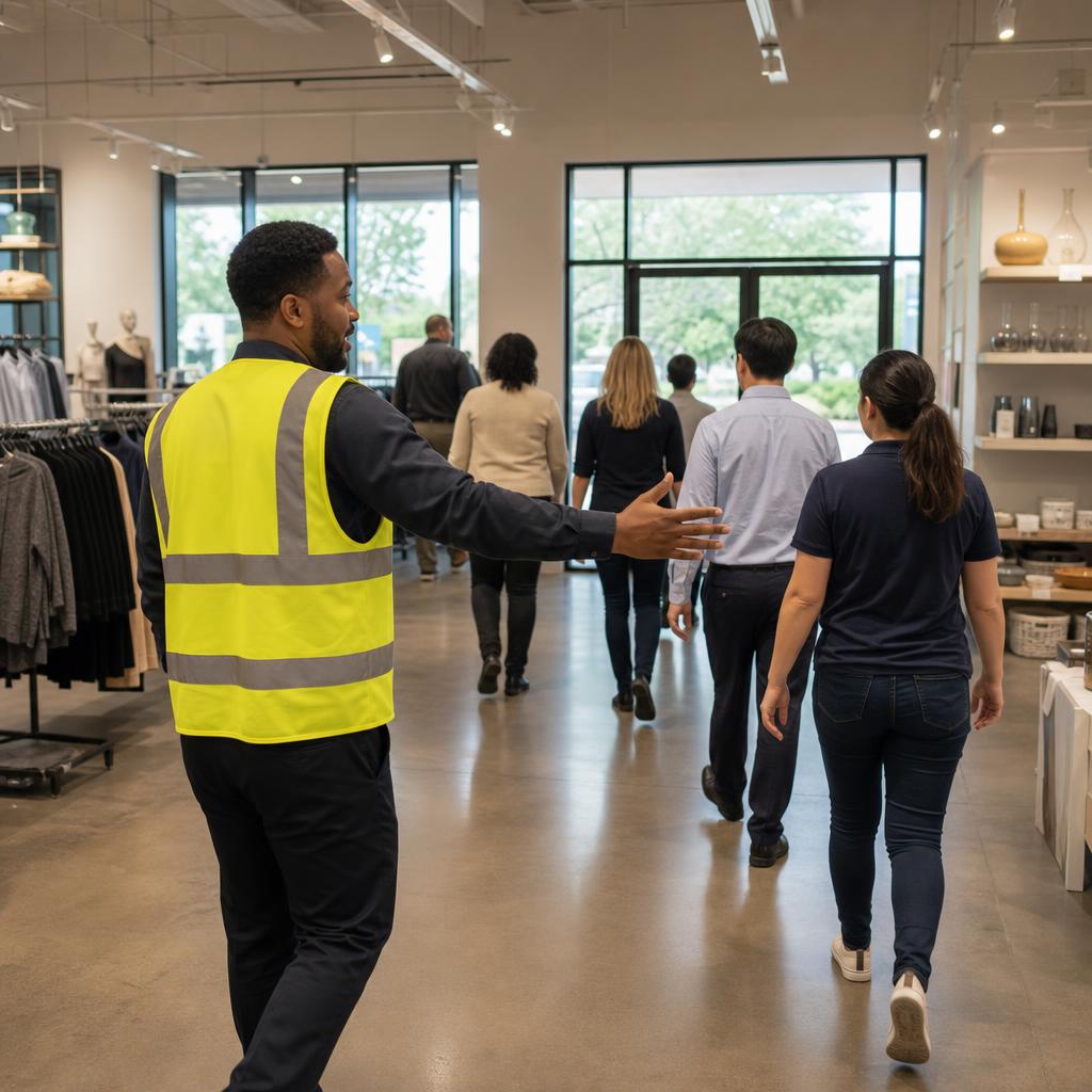 Retail workplace emergency action plan