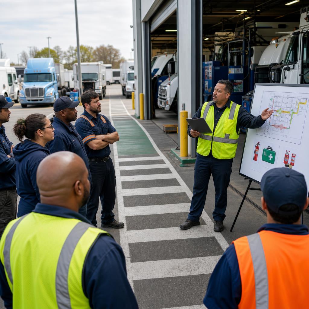 Transportation & Fleet workplace emergency action plan