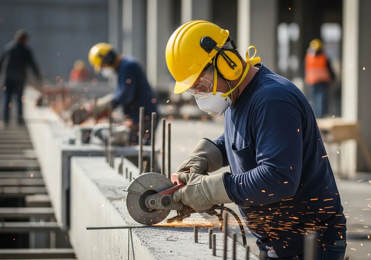 Proper safety controls and PPE for epp work